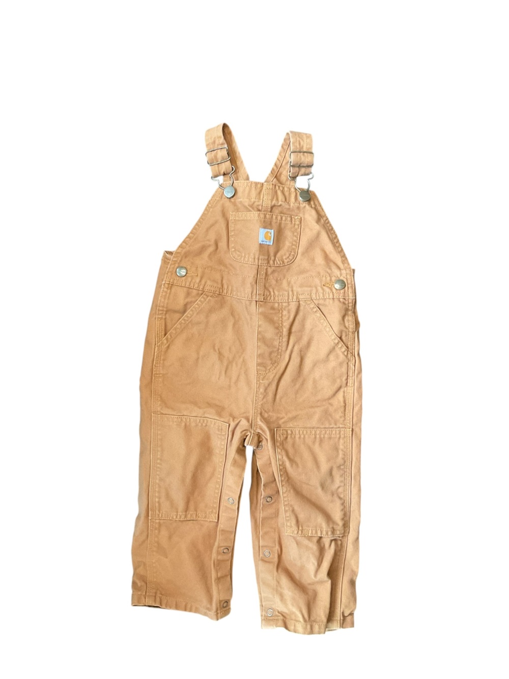 Carhartt Kids Tan Work-Style Overalls